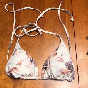 Seashell bikini top